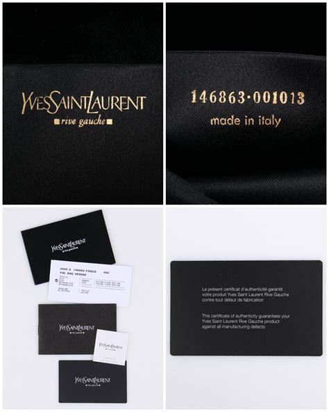 saint laurent certificate of authenticity